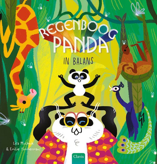 Regenboogpanda in balans - Lisa Muchnik