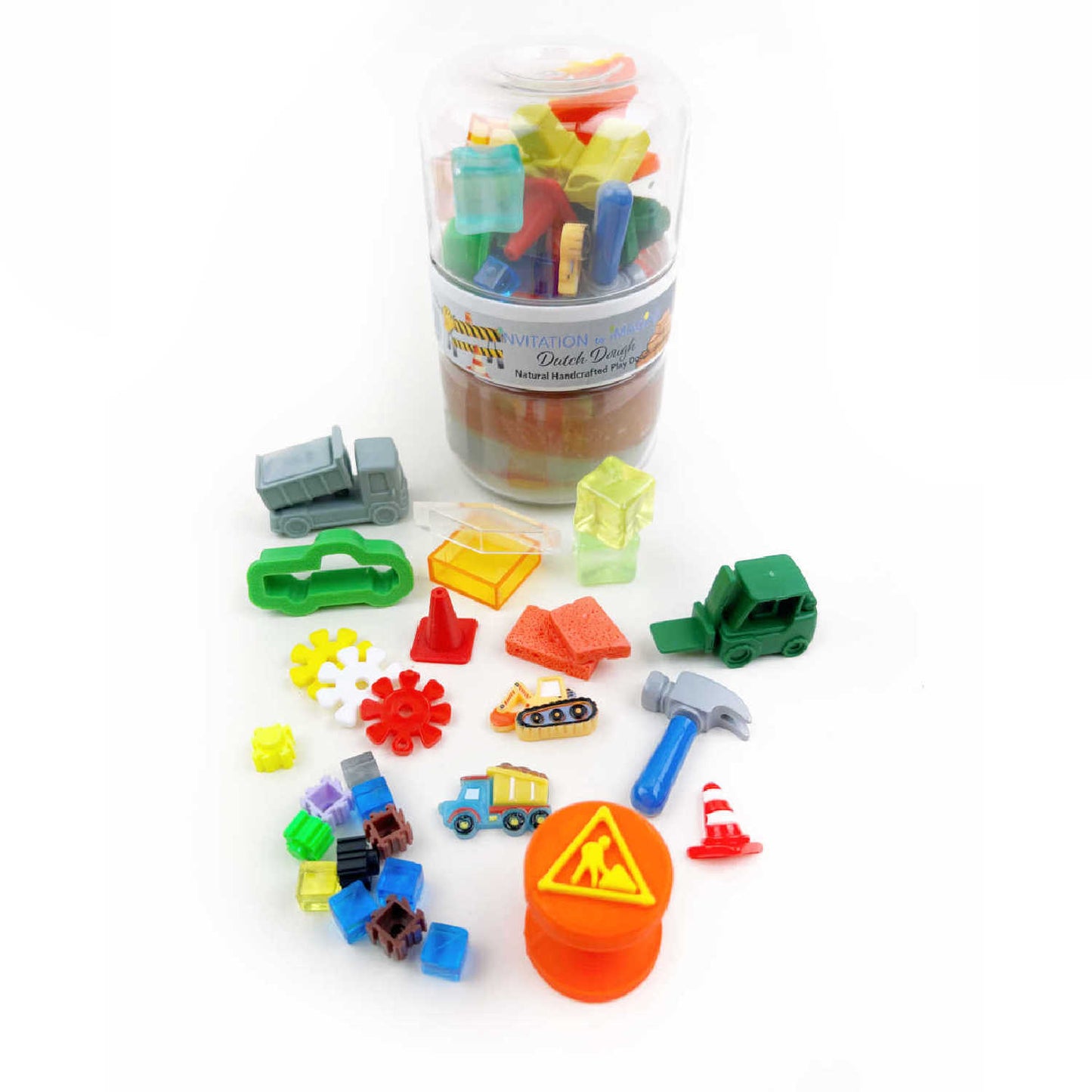 Play Pot met natuurlijk speeldeeg - Build it Construction