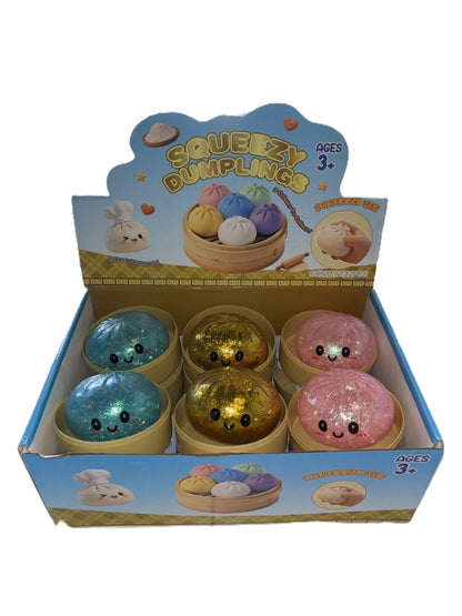 Mystery Squishy Dumpling Fidget - Glitter