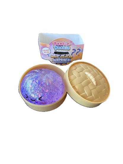 Mystery Squishy Dumpling Fidget - Glitter met licht