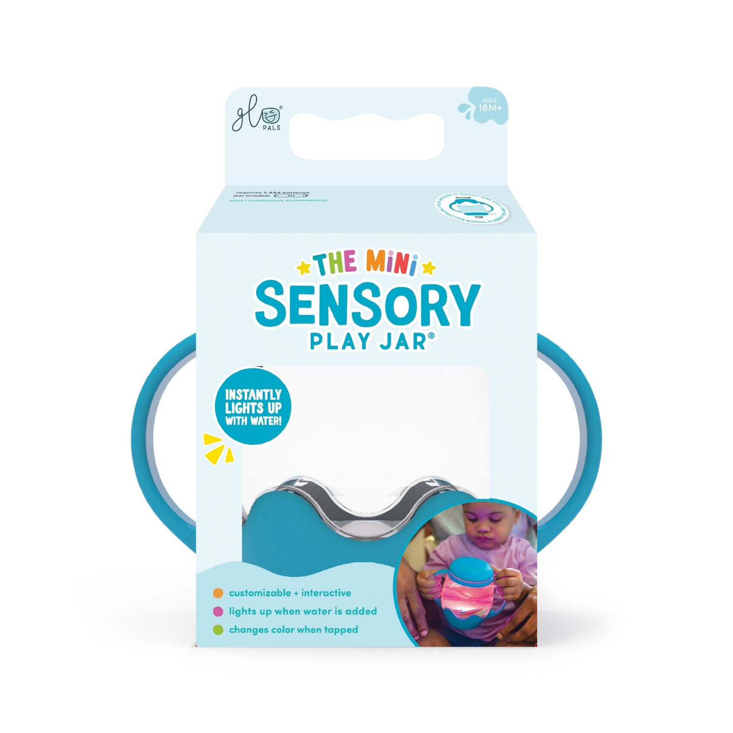 Glo Pals Mini Sensory Play Jar