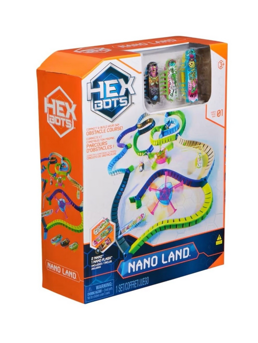 Hex Bots™ NanoLand set met 3 Nano Bots