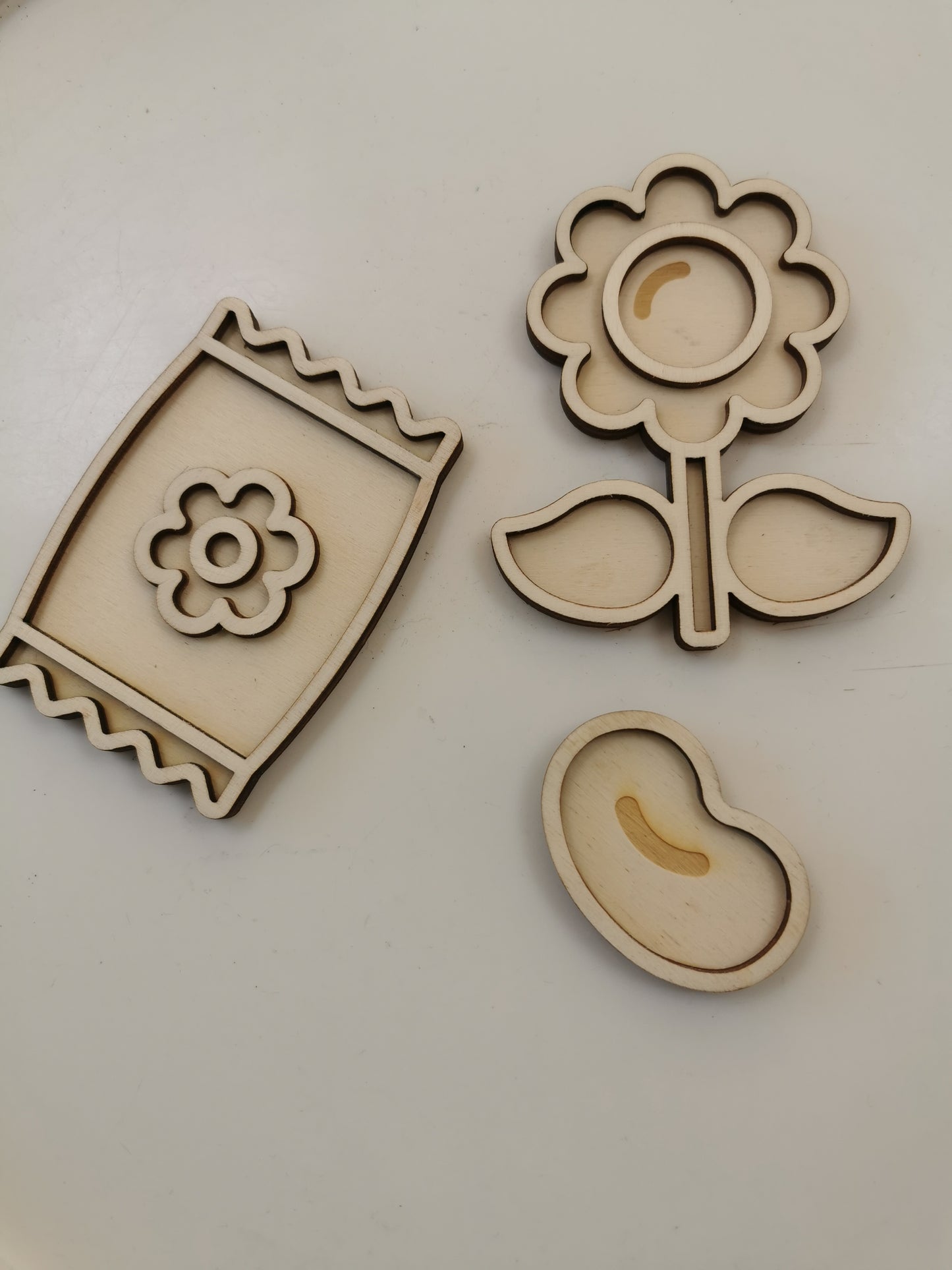 Speeltray miniset - zaadje tot bloem