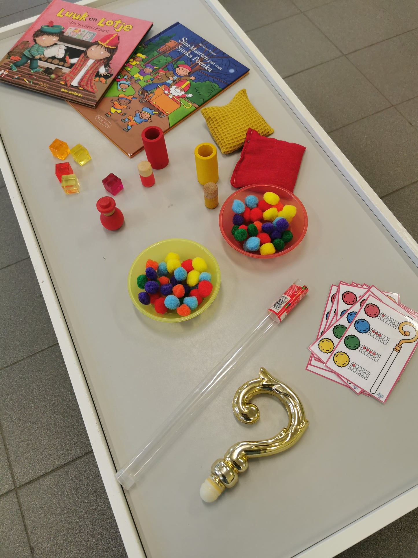 Sensorische speelsessie thema Sint