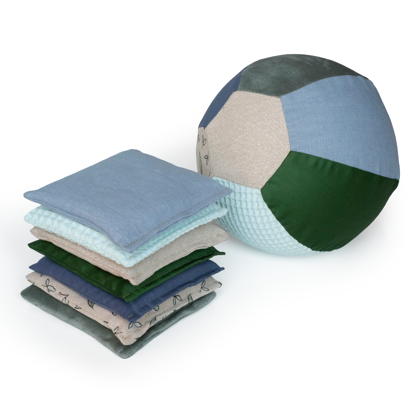 Sensorische Ballonbal Little Botanic Label - Green Jeans