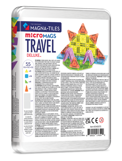 MagnaTiles® Micro Mags Travel Set Deluxe (55 st)