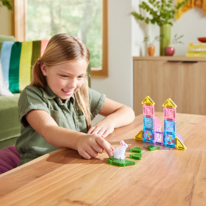 MagnaTiles Micro Mags Travel Set - Spring Garden (24 st)