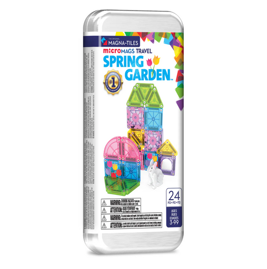 MagnaTiles Micro Mags Travel Set - Spring Garden (24 st)