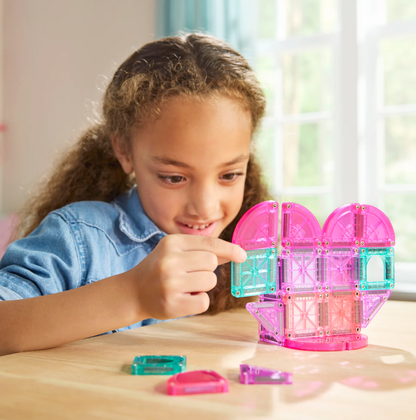 MagnaTiles Micro Mags Travel Set - Heart to Heart (26 st)