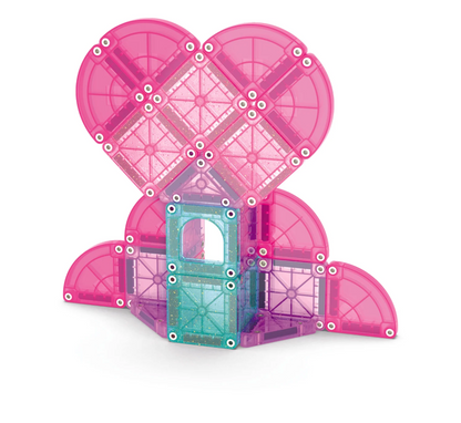 MagnaTiles Micro Mags Travel Set - Heart to Heart (26 st)