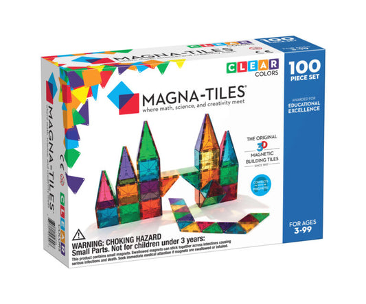 MagnaTiles Clear Colors 100 stuks