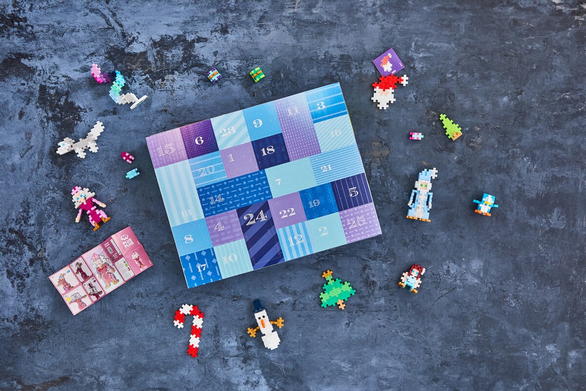 Plus-Plus Advent Calendar - Santa's Northern Lights Adventure