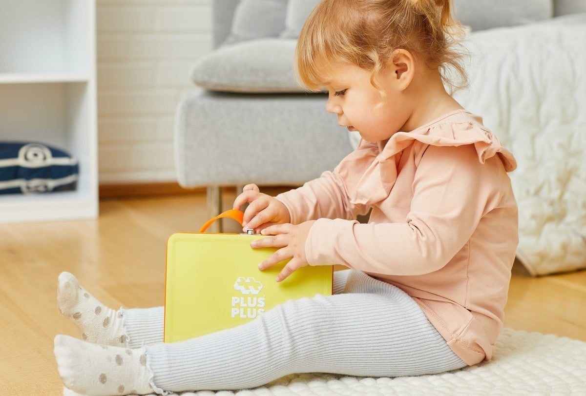 Plus Plus BIG opbergbox (inclusief 70 regenboogblokken)