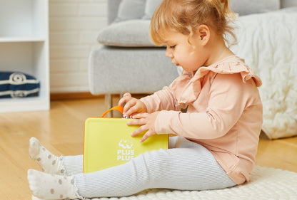 Plus Plus BIG opbergbox (inclusief 70 regenboogblokken)