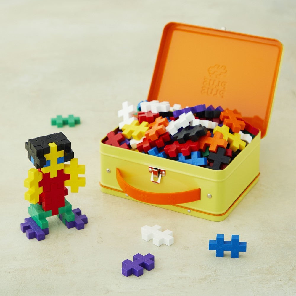 Plus Plus BIG opbergbox (inclusief 70 regenboogblokken)