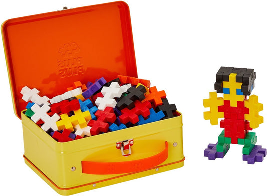 Plus Plus BIG opbergbox (inclusief 70 regenboogblokken)
