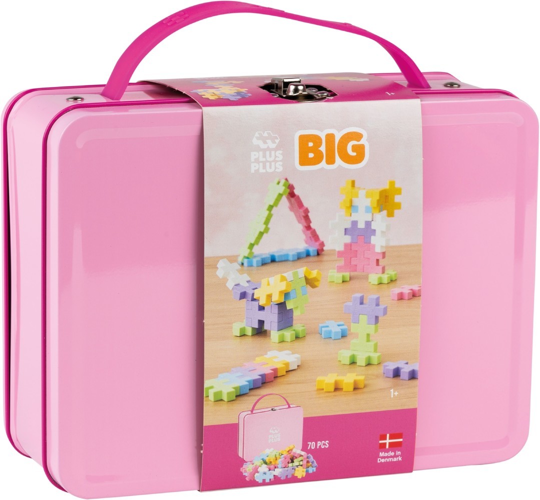 Plus Plus BIG opbergbox (inclusief 70 pastel blokken)