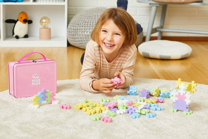 Plus Plus BIG opbergbox (inclusief 70 pastel blokken)