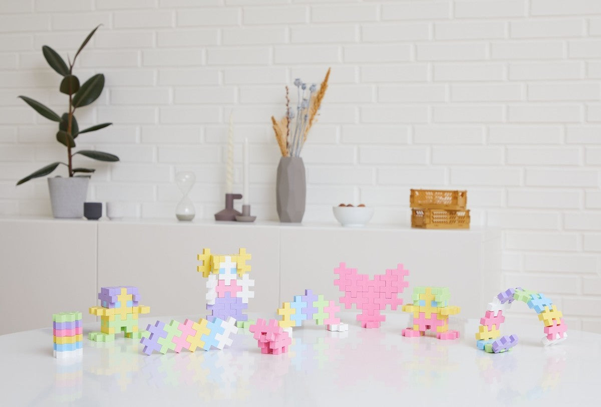 Plus Plus BIG opbergbox (inclusief 70 pastel blokken)