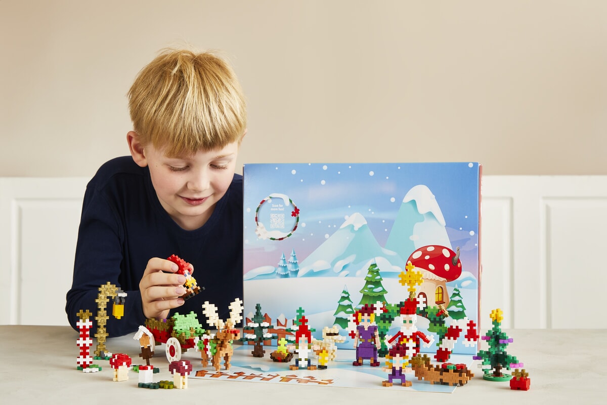 Plus-Plus Advent Calendar - Santas World Christmas