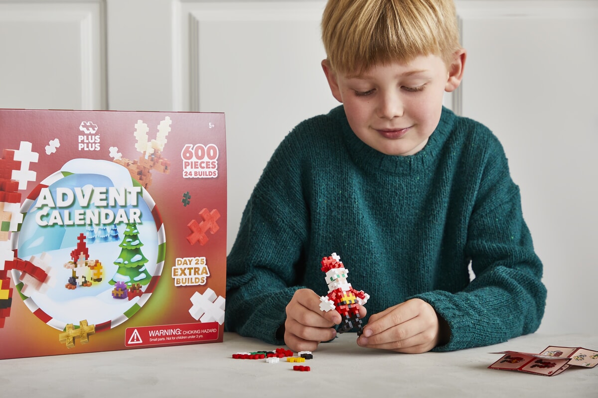 Plus-Plus Advent Calendar - Santas World Christmas