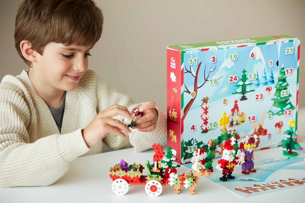 Plus-Plus Advent Calendar - Santas World Christmas
