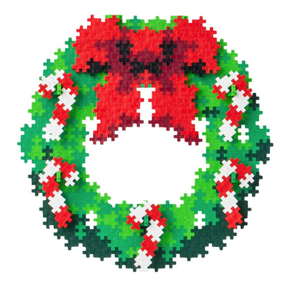 Plus-Plus Puzzle By Number - Christmas Wreath