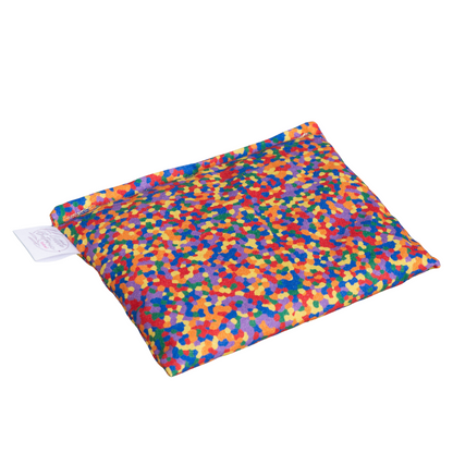 Sensorisch pittenzakje Little Botanic Label - Regenboog Confetti (los)