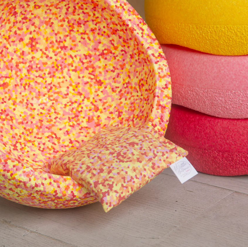 Sensorisch pittenzakje Little Botanic Label - Confetti Superwarm (los)