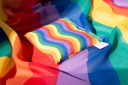 Playcycle speeldoek medium - 65 cm - regenboog waves