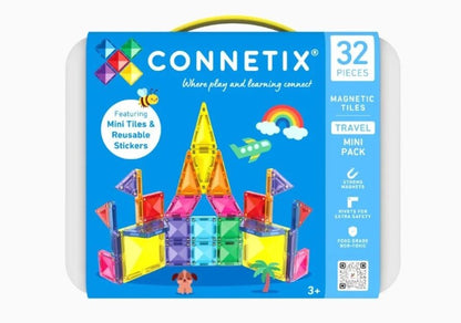 Neem creativiteit overal mee naartoe met de Connetix Travel Mini Pack.