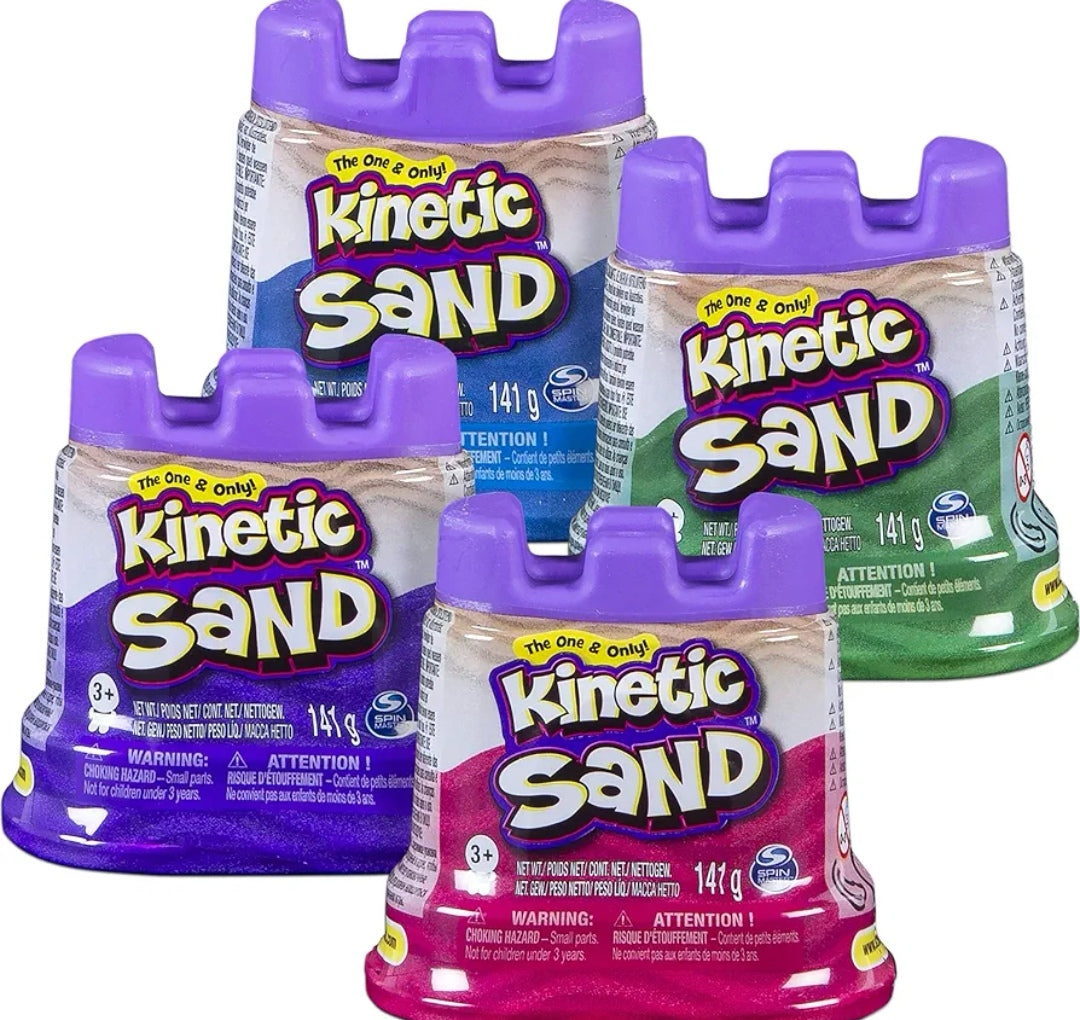 Kinetic Sand in kasteelbakje