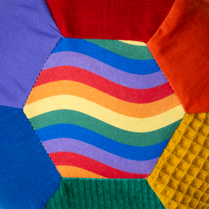 Sensorische Ballonbal Little Botanic Label - Regenboog