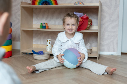 Sensorische Ballonbal Little Botanic Label - Regenboog