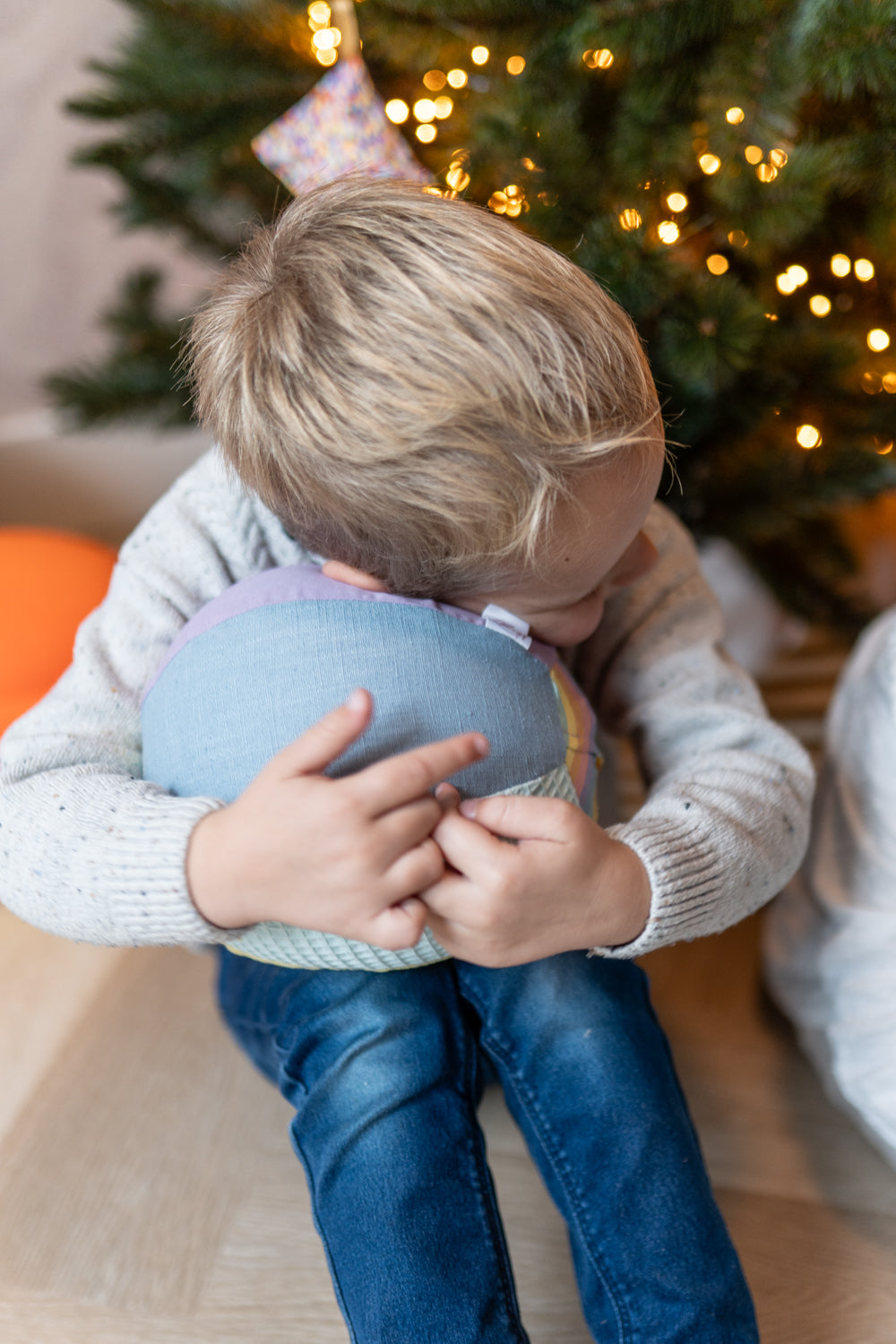 Sensorische Ballonbal Little Botanic Label - Regenboog