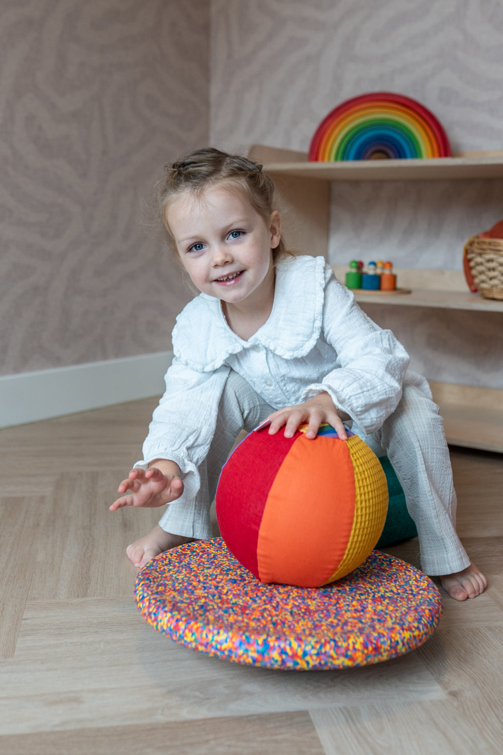 Sensorische Ballonbal Little Botanic Label - Pastel