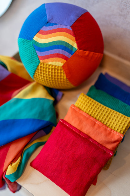 Playcycle speeldoek medium - 65 cm - regenboog waves