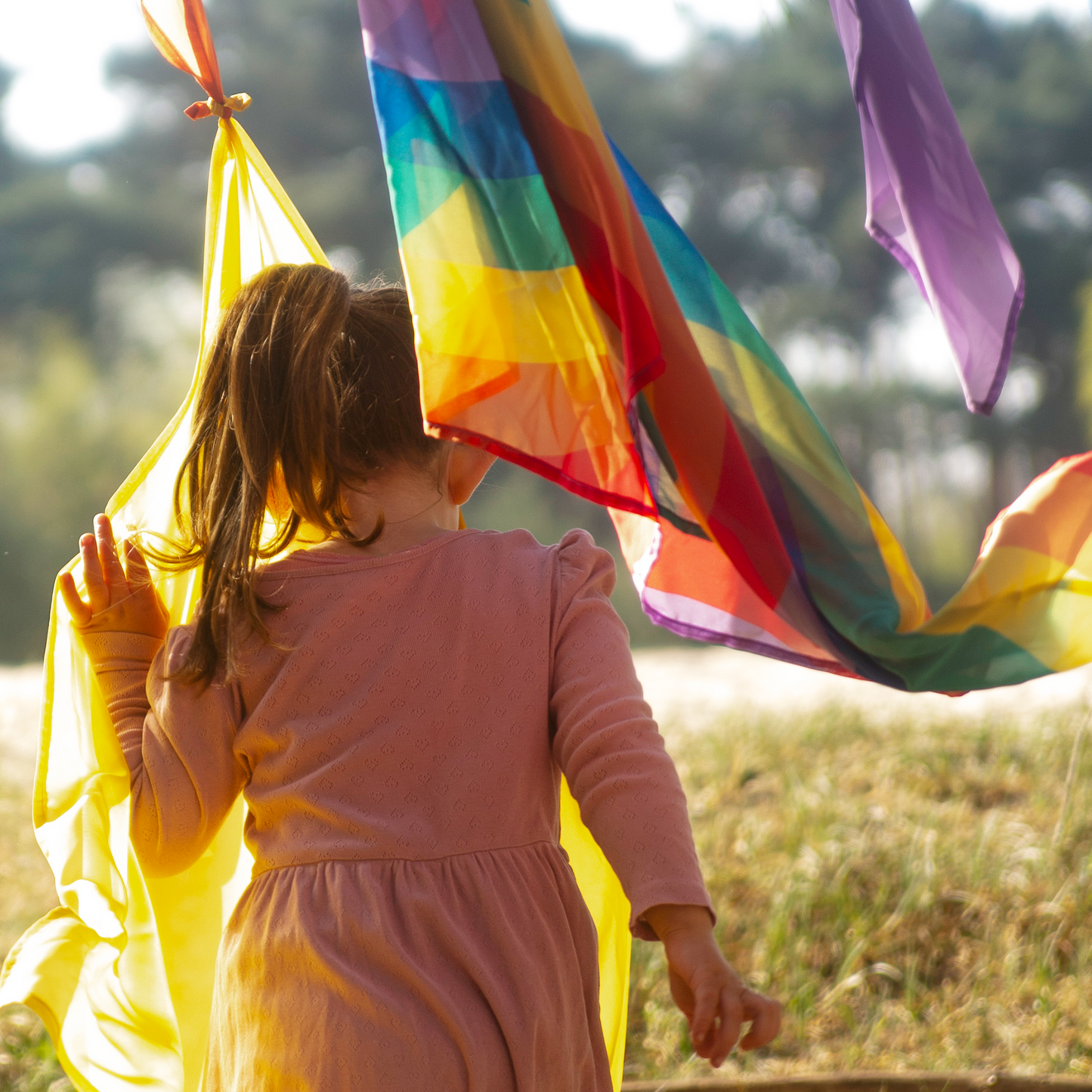 Playcycle speeldoek medium - 65 cm - regenboog waves