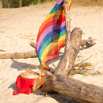 Playcycle speeldoek medium - 65 cm - regenboog waves