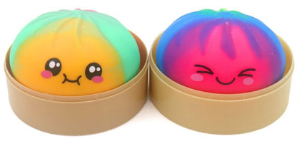 Mystery Squishy Dumpling Fidget - Rainbow
