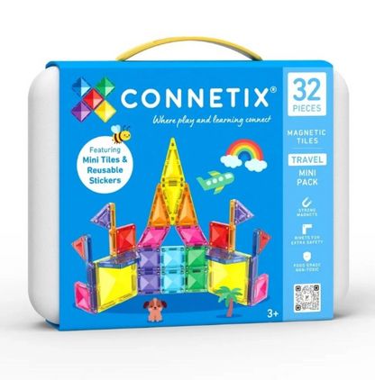 Connetix Travel Mini Pack - Magnetische tegels voor onderweg