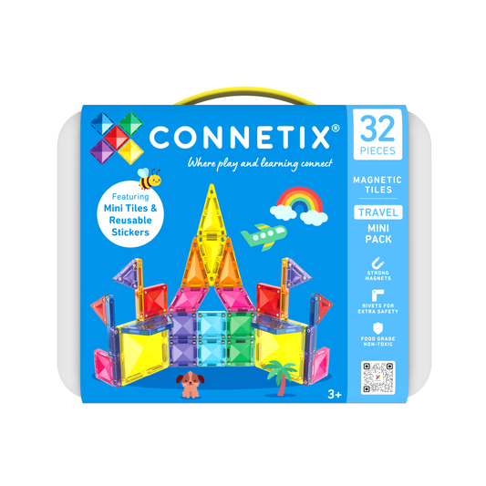 Connetix Travel Mini Pack - Magnetische tegels voor onderweg