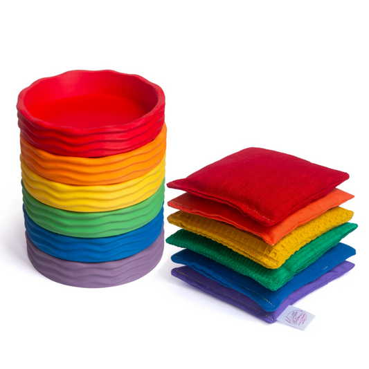 Grennn x Little Botanic Label - Speelset Basic Regenboog