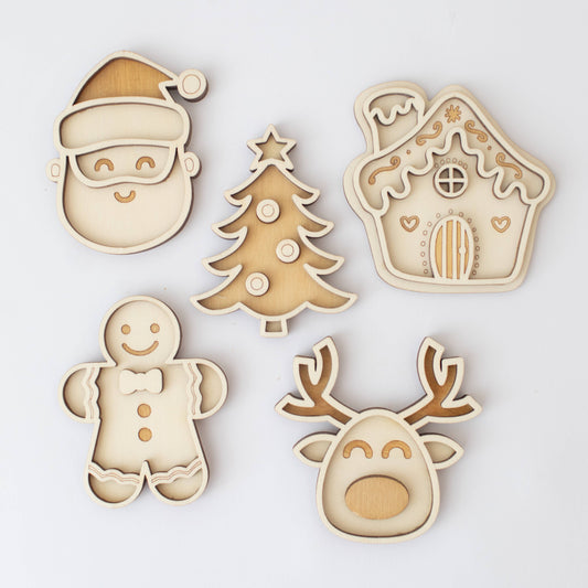 Vulvormen- Kerstmis (per stuk)