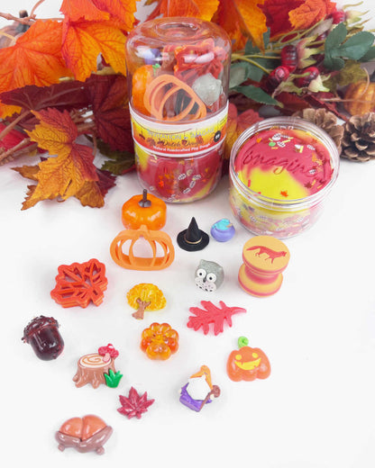 Play Pot met natuurlijk speeldeeg - Herfst