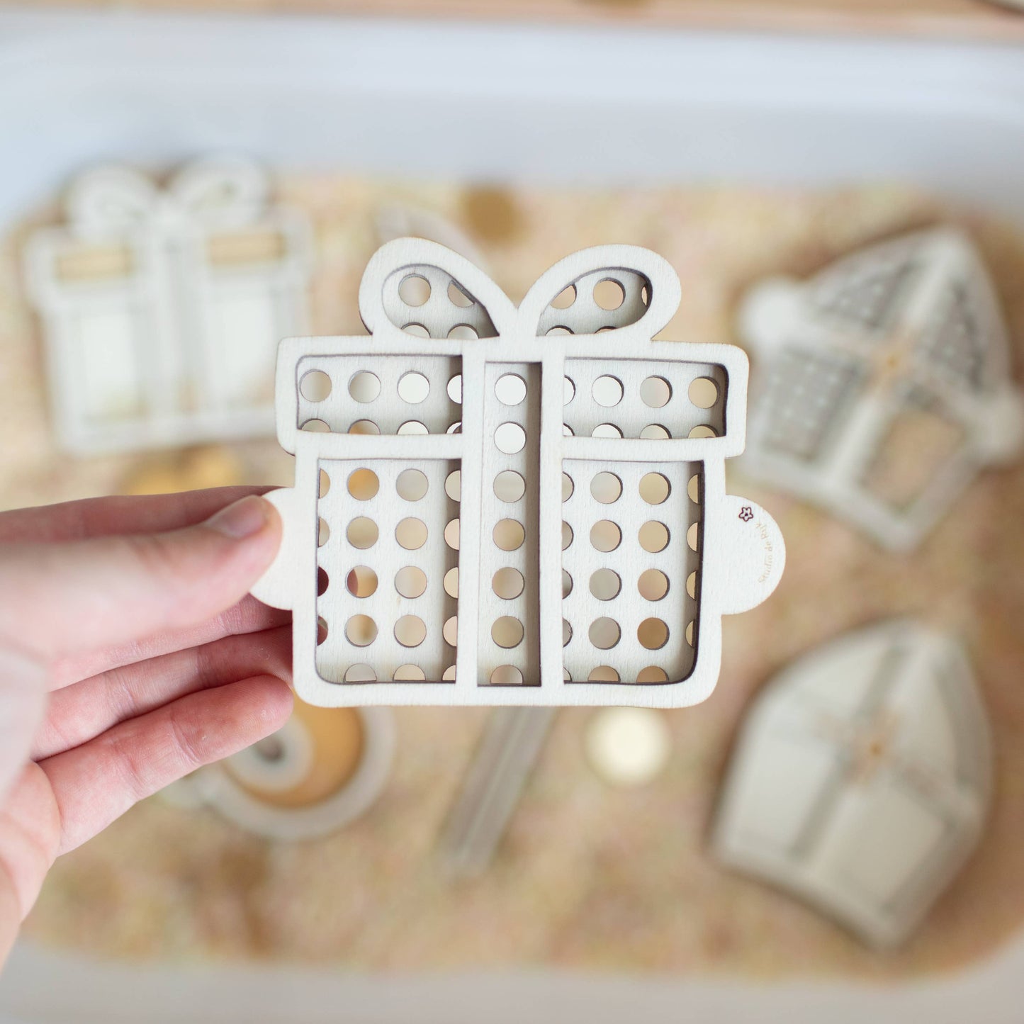 Houten zeefje - Cadeau 