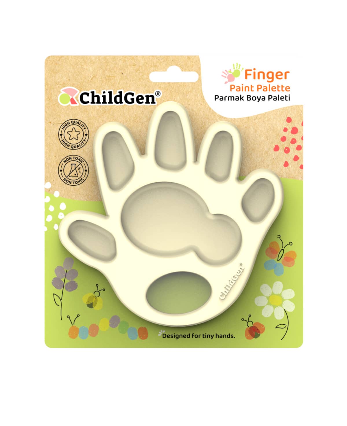 Childgen Finger Paint Palette