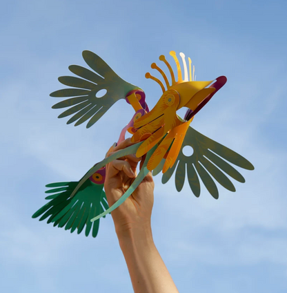 Clixo magnetisch bouwspeelgoed 24-delige Tropical Birds set