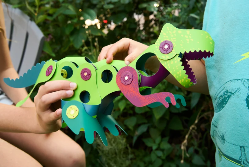 Clixo magnetisch bouwspeelgoed 22-delige dino set