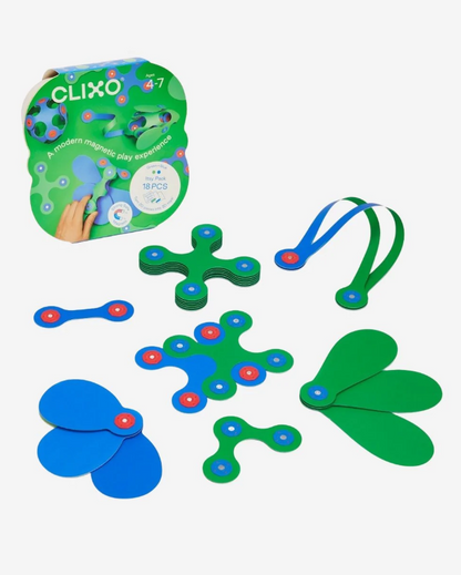 Clixo magnetisch bouwspeelgoed 18-delige Itsy set